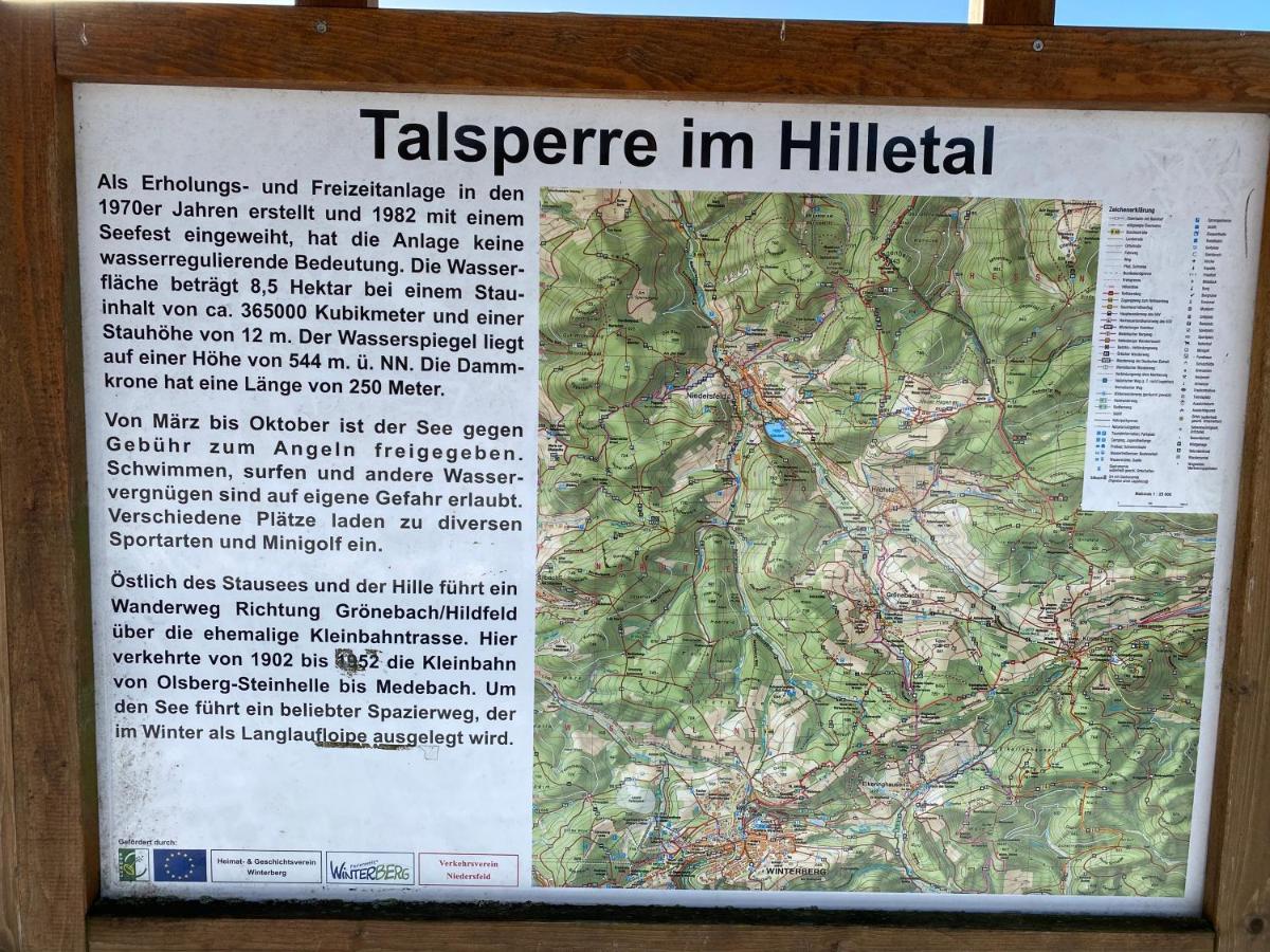 Ferienwohnung Am Hillestausee وينتربرغ المظهر الخارجي الصورة